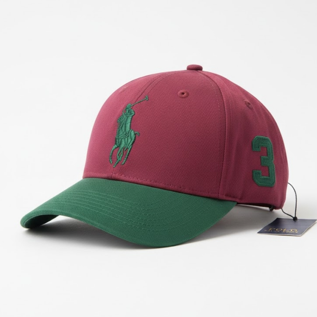 Polo Ralph Lauren Classic Sport Baseball Cap – Pink & Green